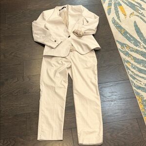 Zara Off-White Tailored suit